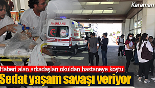 Haberi duyan öğrenciler hastaneye koştu