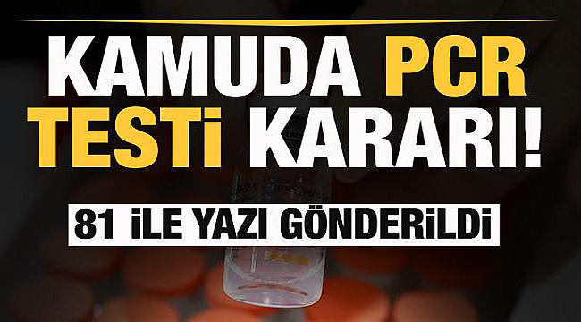 Yeni PCR kararı 