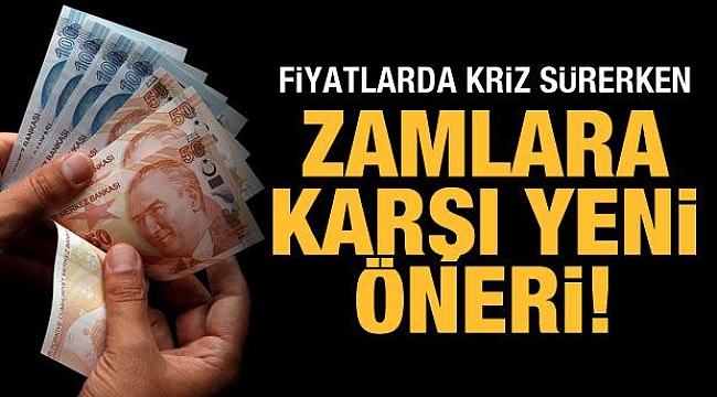 Zamlara karşı öneri geldi