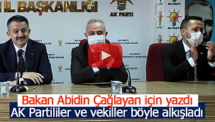 Bakan Abidin Çağlayan için yazdı vekiller ve partililer böyle alkışladı