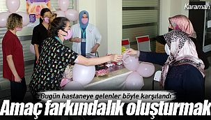 Bugün hastaneye gelenler böyle karşılandı