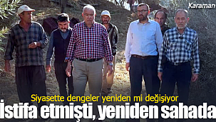 İstifa etmişti, yeniden sahalara döndü