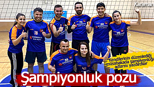 Şampiyonluk pozunu böyle verdiler