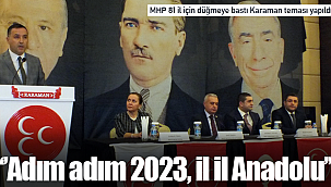 ''Adım adım 2023, il il Anadolu'' programı Karaman'da yapıldı