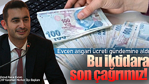 Ahmet Recai Evcen'den asgari ücret açıklaması