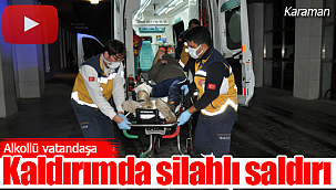 Alkollü vatandaşa kaldırımda silahlı saldırı