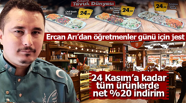 Ercan Arı'dan öğretmenler günü için jest