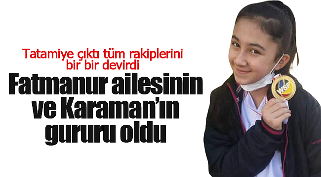 Fatmanur Işık'tan gururlandıran başarı