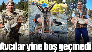 Karaman'da avcılar yine boş geçmedi