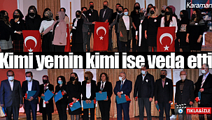 Kimi yemin, kimi veda etti