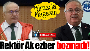 KMÜ Rektörü Namık Ak ezber bozmadı