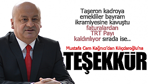 Mustafa Cem Kağnıcı'dan Kılıçdaroğlu'na teşekkür