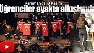 Öğrencilerin performansı ayakta alkışlandı