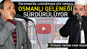 Osmanlı geleneğini öğretim üyeleri ve öğrenciler sürdürüyor