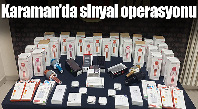 Sinyal operasyonunda 2 gözaltı