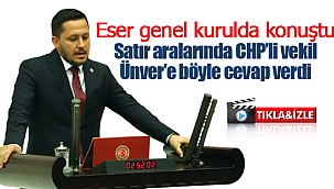 AK Partili Eser genel kurulda konuştu, "rantçılık yolsuzluk olacaksa varsın olsun"