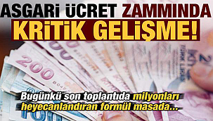 Asgari ücret zammında kritik formül!