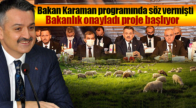 Bakan Karaman'da sözünü vermişti o proje başlıyor