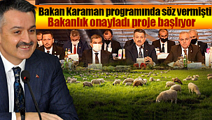 Bakan Karaman'da sözünü vermişti o proje başlıyor