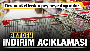 BİM'den indirim kararı