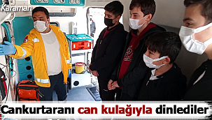 Cankurtaranı can kulağıyla dinlediler