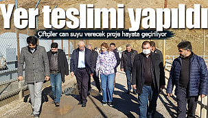 Çiftçilere can suyu olacak proje hayata geçiriliyor