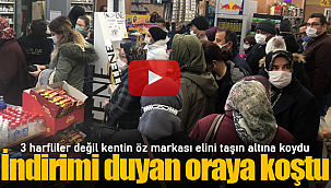 İndirimi duyan oraya koştu