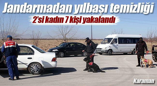 Jandarmadan yılbaşı temizliği