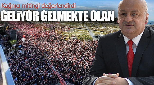 Kağnıcı 'geliyor gelmekte olan'