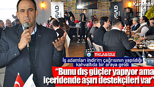 Karamanlı iş adamları kahvaltıda bir araya geldi