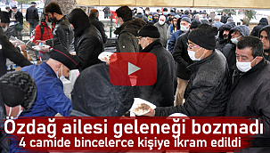 Özdağ ailesi geleneği bozmadı