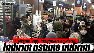 Yeni haftanın indirimleri açıklandı
