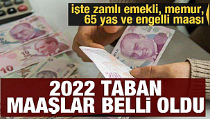 2022 memur ve emekli maaşları