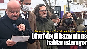 Başkan Kağnıcı EYT'liler için konuştu