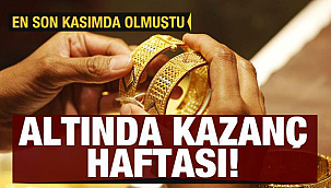 En son kasımda olmuştu altında kazanç haftası
