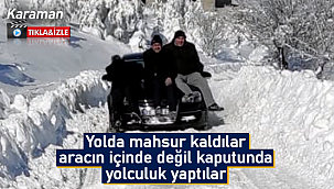 Kaput üzerinde yolculuk yaptılar