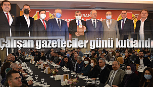 Karaman'da çalışan gazeteciler günü kutlandı