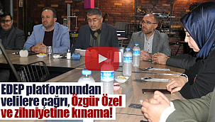 Karaman EDEP platformundan velilere çağrı