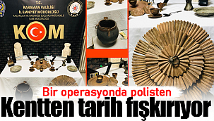 Kentten tarih fışkırıyor