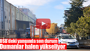 OSB'deki yangında son durum