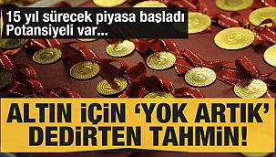 Altın için şoke eden tahmin