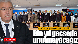 Çağlayan "Binyıl geçsede unutmayacağız"