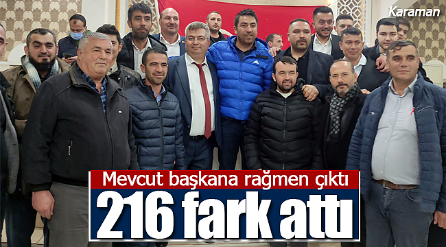 Dorla 216 oy farkla başkan