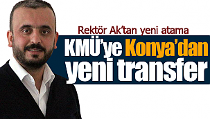 KMÜ'ye Konya'dan yeni trasfer