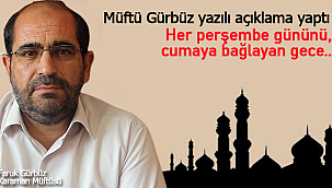 Müftü Gürbüz'den 3 aylar açıklaması