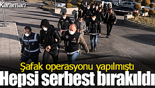 Suç örgütü operasyonunda tutuklama yok