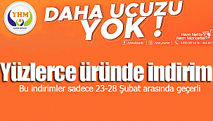 YHM'de yüzlerce ürüne indirim geldi