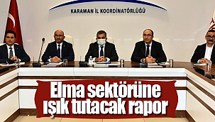 Elma sektörüne ışık tutacak rapor