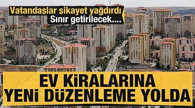 Ev kiralarına yeni düzenleme yolda