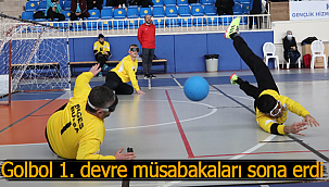 Golbol 1. devre müsabakaları sona erdi